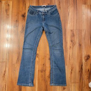Women's Lee SLENDER SECRET Blue Jeans  ~lower on the waist~ 8 Medium
